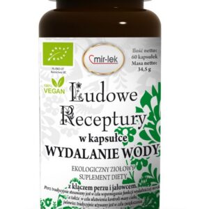 KAPSUŁKI NA WYDALANIE WODY BIO (60 szt.) 30,6 g - MIR-LEK (LUDOWE RECEPTURY)