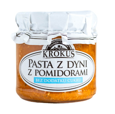 PASTA Z DYNI Z POMIDORAMI 180 g - KROKUS