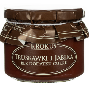 TRUSKAWKI I JABŁKA BEZ DODATKU CUKRÓW 310 g - KROKUS