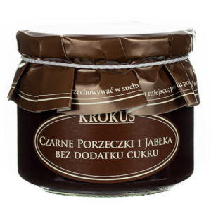 CZARNE PORZECZKI I JABŁKA BEZ DODATKU CUKRÓW BEZGLUTENOWE 310 g - KROKUS