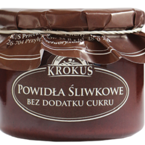 POWIDŁA ŚLIWKOWE BEZ DODATKU CUKRÓW BEZGLUTENOWE 310 g - KROKUS