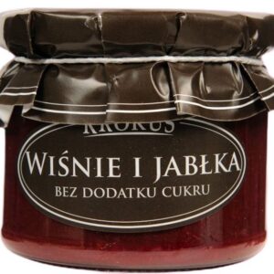 WIŚNIE I JABŁKA BEZ DODATKU CUKRÓW 310 g - KROKUS