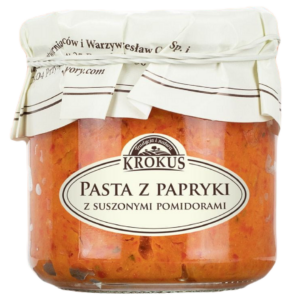 PASTA Z PAPRYKI Z SUSZONYMI POMIDORAMI BEZGLUTENOWA 180 g - KROKUS