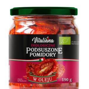 POMIDORY PODSUSZONE W OLEJU BIO 190 g - VITALIANA