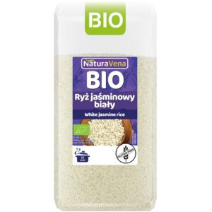RYŻ JAŚMINOWY BIAŁY BEZGLUTENOWY BIO 500 g - NATURAVENA
