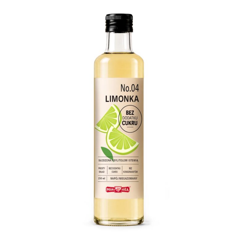 NAPÓJ LIMONKA BEZ DODATKU CUKRÓW 250 ml – POLSKA RÓŻA