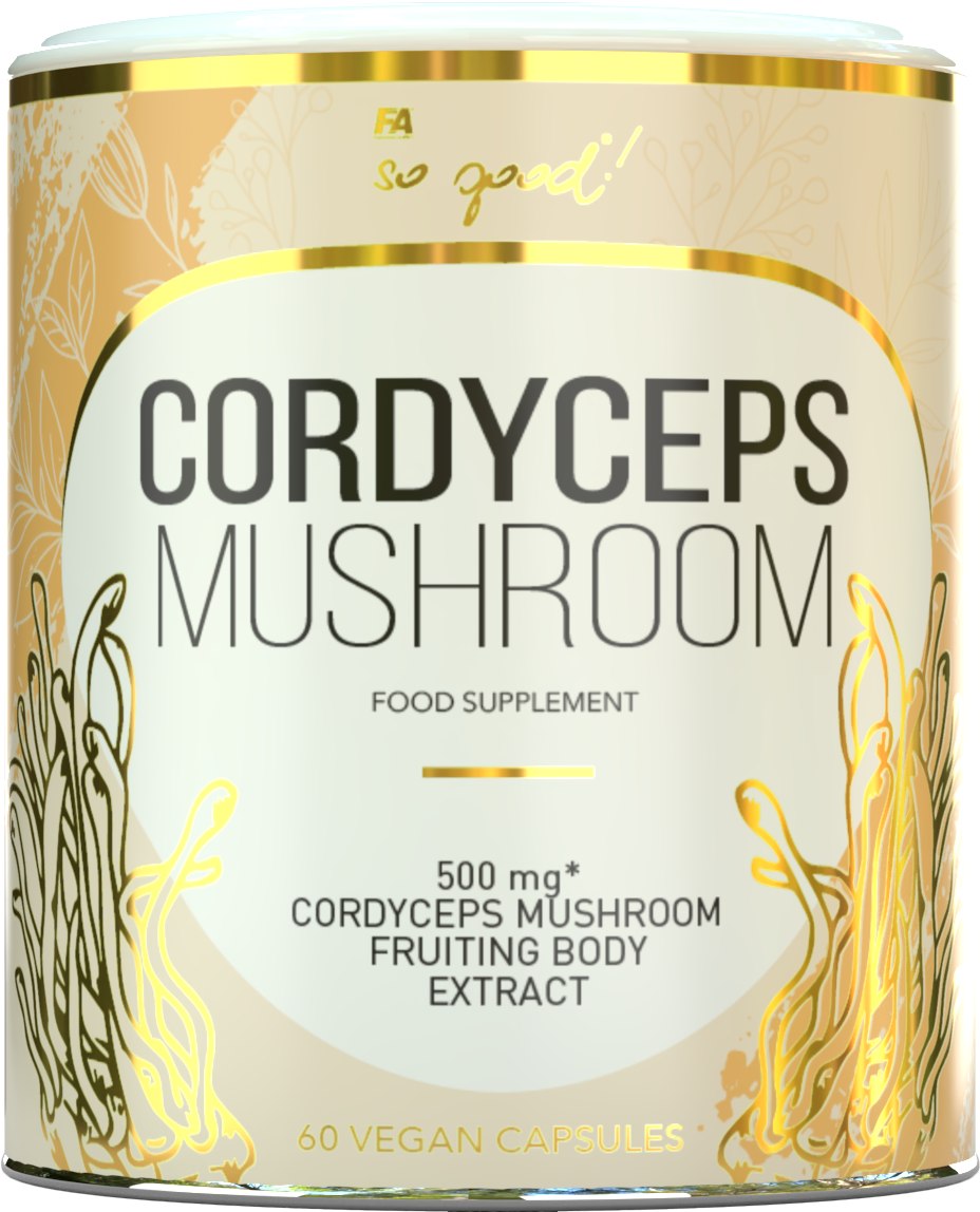 GRZYBY CORDYCEPS EKSTRAKT (500 mg) 60 KAPSUŁEK - SO GOOD!