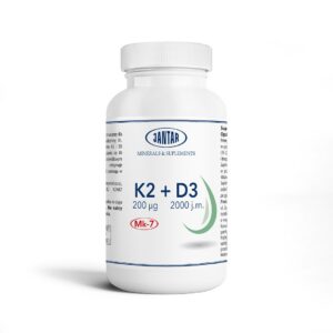 WITAMINA K2 + D3 90 KAPSUŁEK - JANTAR