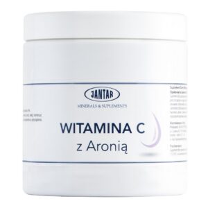 WITAMINA C Z ARONIĄ W PROSZKU (1000 mg) 500 g - JANTAR