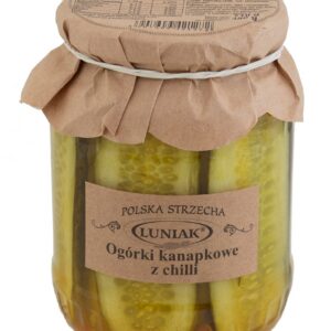OGÓRKI KANAPKOWE Z CHILI 710 g (380 g) - LUNIAK
