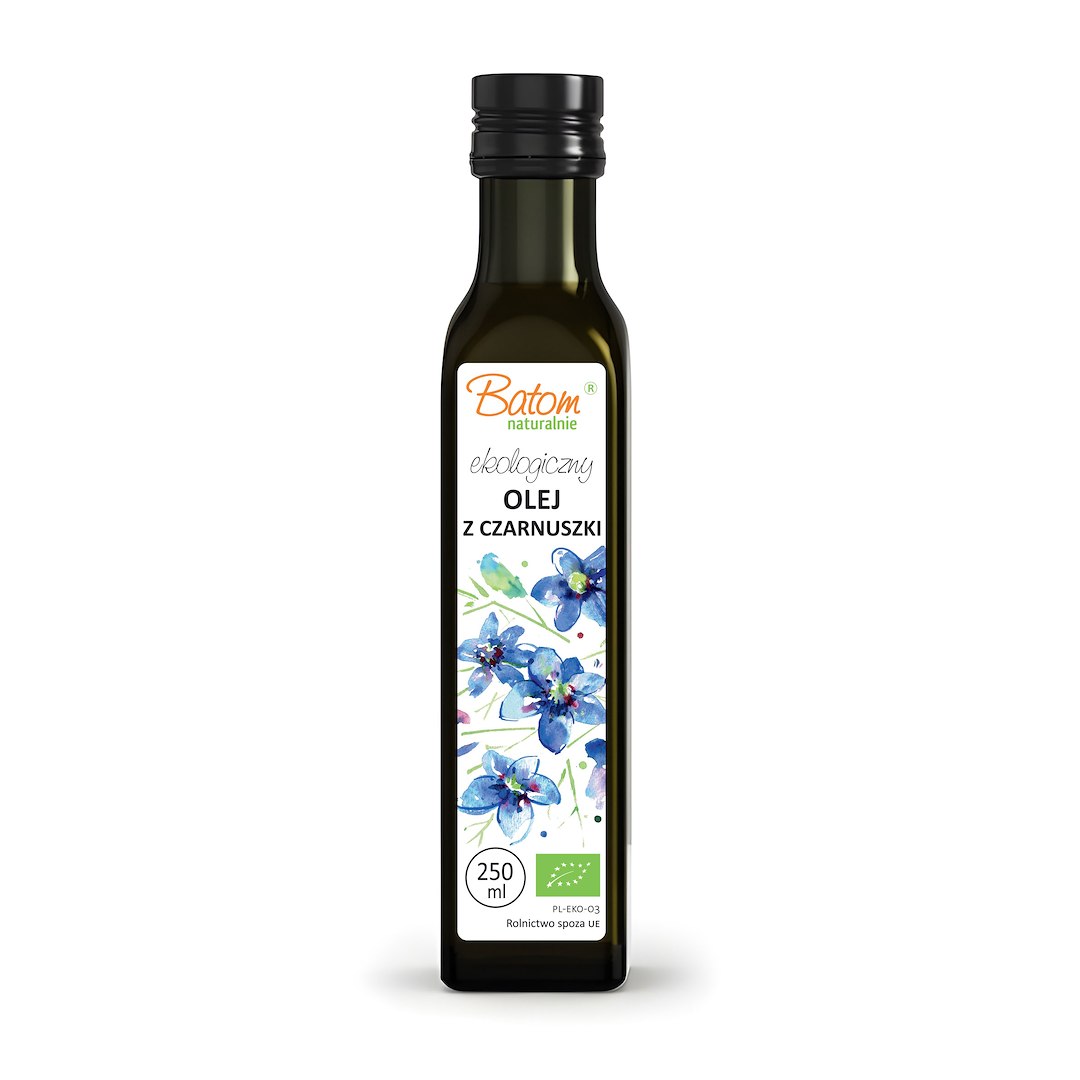 OLEJ Z CZARNUSZKI FILTROWANY TŁOCZONY NA ZIMNO BIO 250 ml - BATOM