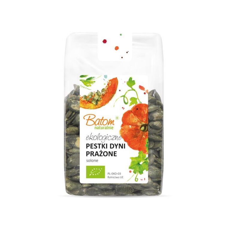PESTKI DYNI PRAŻONE SOLONE BIO 125 g – BATOM