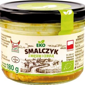 SMALEC Z MIĘSEM I CEBULKĄ BIO 180 g - SMAK EKO