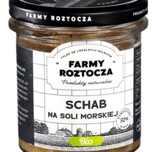 SCHAB NA SOLI MORSKIEJ BIO 250 g (SŁOIK) - FARMY ROZTOCZA