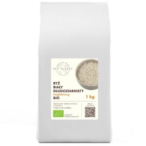 RYŻ BIAŁY DŁUGOZIARNISTY BEZGLUTENOWY BIO 1 kg - THE PLANET
