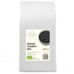 SEZAM CZARNY NIEŁUSKANY BIO 500 g - THE PLANET