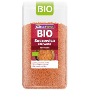 SOCZEWICA CZERWONA BIO 400 g - NATURAVENA