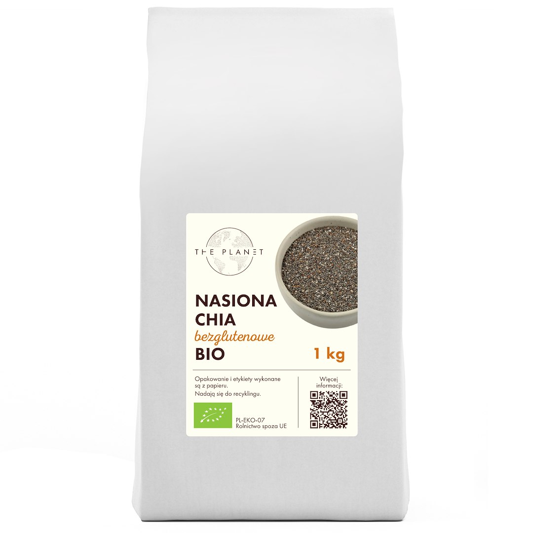 CHIA NASIONA BEZGLUTENOWE BIO 1 kg - THE PLANET