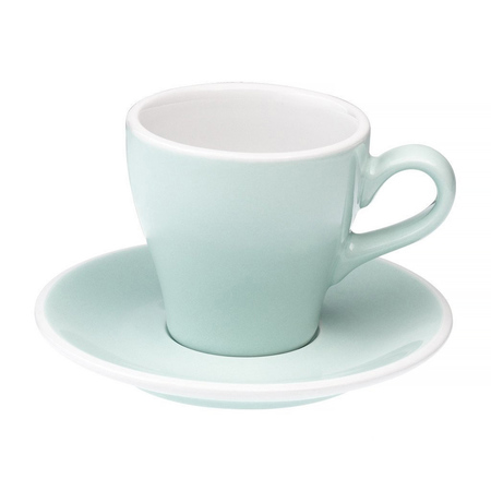 Loveramics Tulip - Filiżanka i spodek Cappuccino 180 ml - River Blue