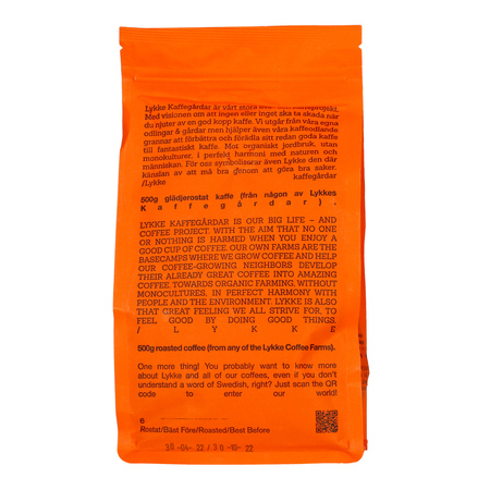 Lykke - kawa ziarnista Darkness Blend Omniroast 500 g - obrazek 2