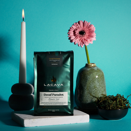 LaCava - kawa ziarnista bezkofeinowa BLEND Decaf Paradox Espresso 350 g - obrazek 2