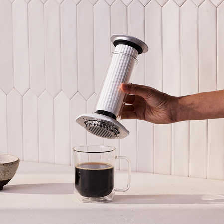 AeroPress Premium - Glass Coffe Maker White - obrazek 3
