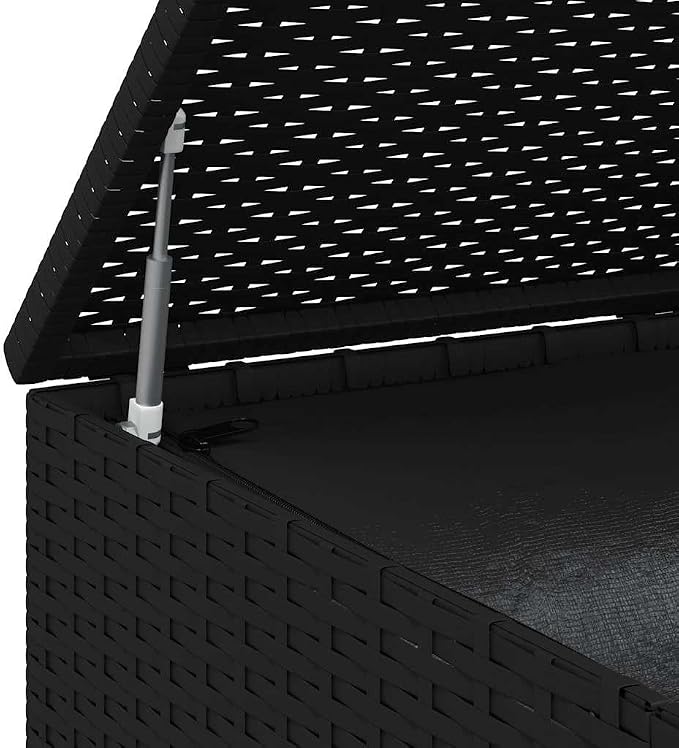 vidaXL Skrzynia na poduszki ogrodowe rattan PE 100x97 - obrazek 7