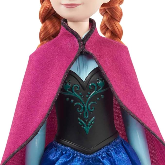 Mattel Disney Frozen Lalka modowa Anna w stylu Frozen - obrazek 5