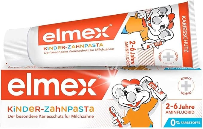 elmex Kinderzahnpasta mit Faltschachtel