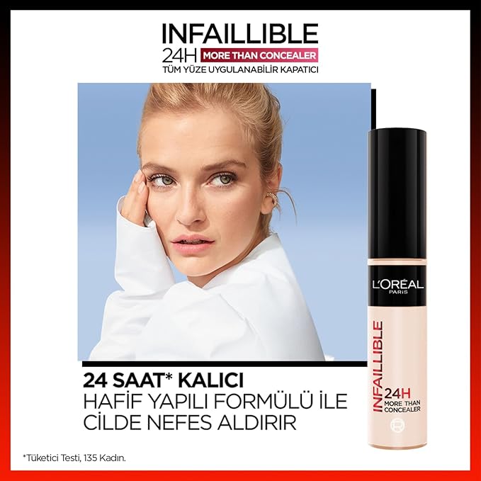 L'Oréal Paris Infallible More Than Concealer Korektor do twarzy - obrazek 4