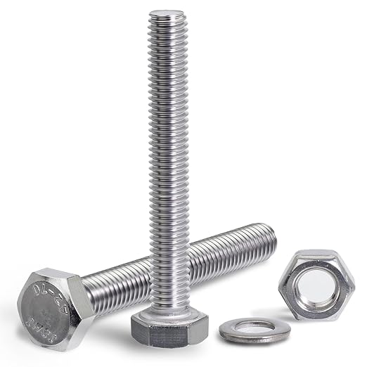 Śruby sześciokątne M8 x 50 mm zestaw 15 zestawów