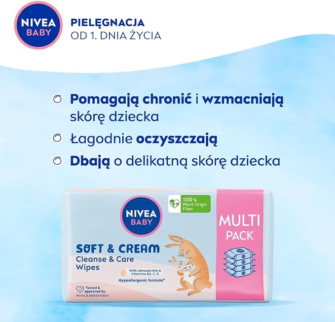 NIVEA BABY Chusteczki Biodegradowalne Soft & - obrazek 3