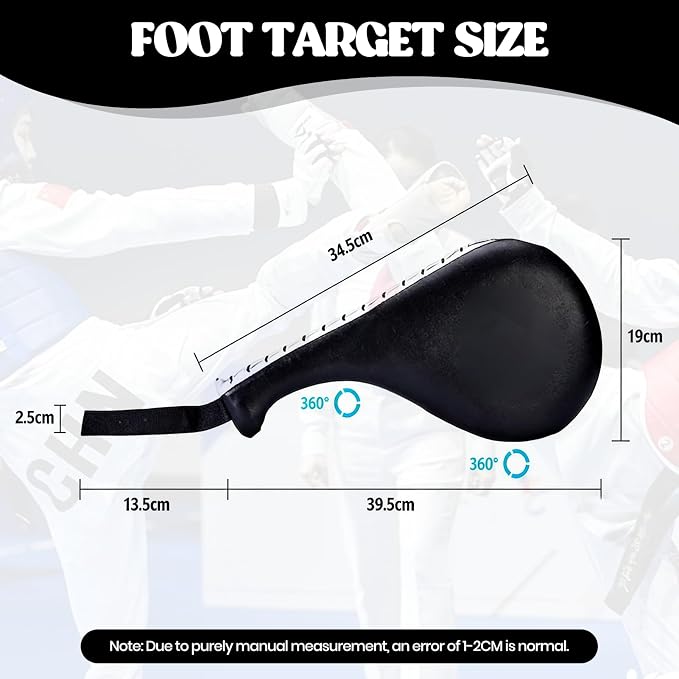 Taekwondo Pads 2 Szt. Karate Kickboxing Target Pad Trwałe Tae Kwon - obrazek 3