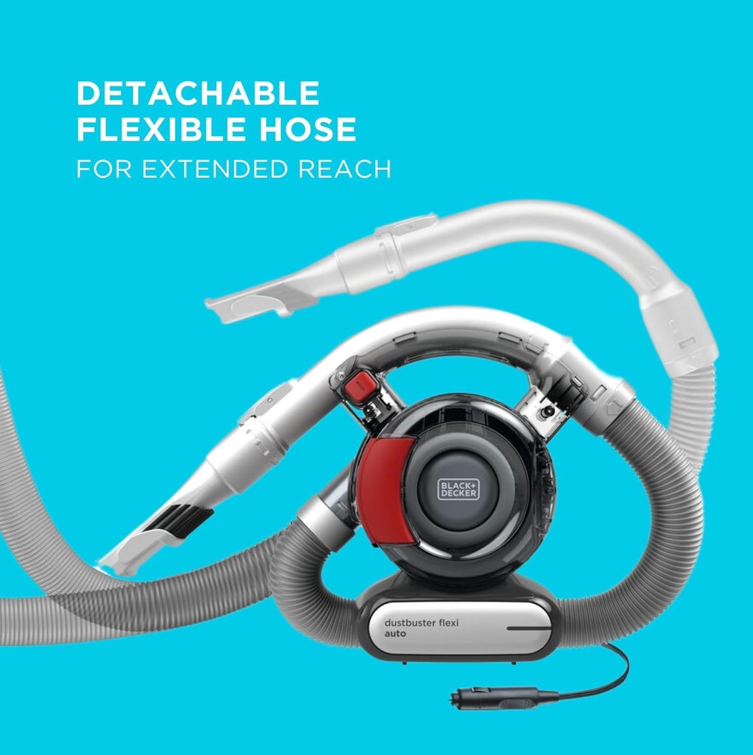 Black & Decker Odkurzacz samochodowy 12V Flexi + akcesoria - obrazek 7
