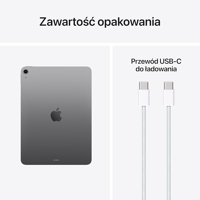 Apple iPad Air 11 cali (M4): wyświetlacz Liquid Retina, 128 GB, przedni/tylny aparat 12 MP, Wi‑Fi 7 z czipem Apple N1 – gwiezdna szarość - obrazek 7
