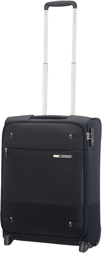 Samsonite Base Boost – walizka z miękkim korpusem 66 cm, średniej wielkości, walizka na kółkach z 4 kółkami, zamek TSA, lekka i z możliwością powiększenia, 67,5 l, Czarny - obrazek 4