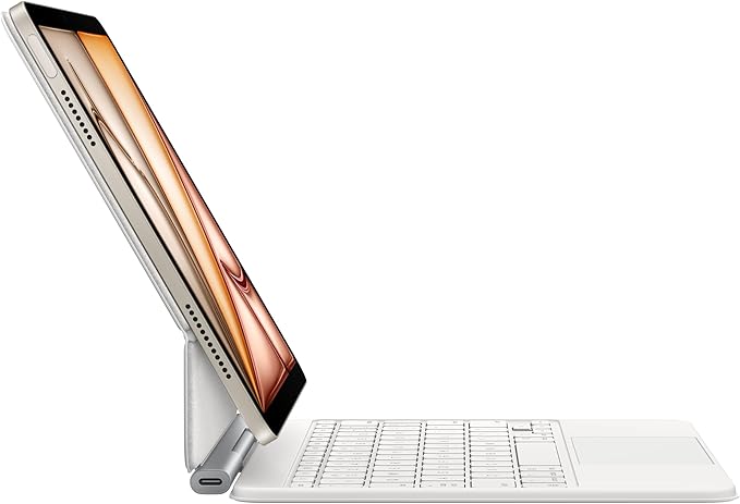 Apple Klawiatura Magic Keyboard do iPada Air 11 cali (M3) – angielski (międzynarodowy) – biała - obrazek 5