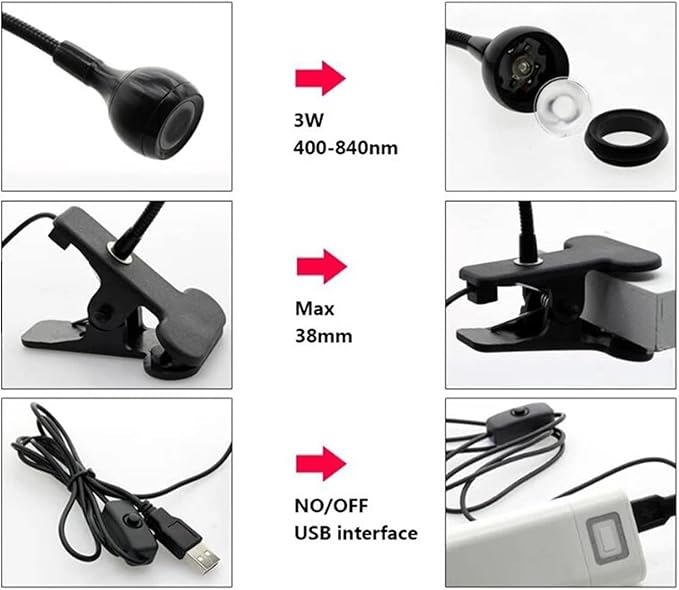 Żelowa lampa UV do paznokci 3 W mini lampa UV - obrazek 3