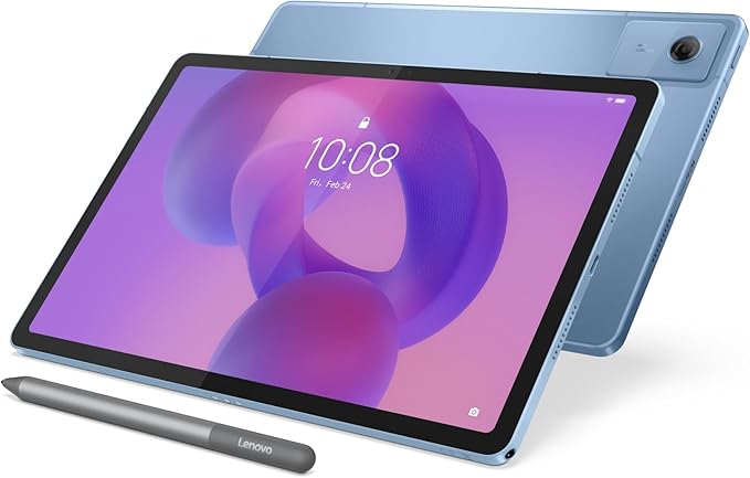 Lenovo Idea Tab, wyświetlacz 11" 2,5K (2560 x 1600) 90 Hz, procesor Mediatek Dimenity 6300, RAM 8 GB, pamięć 256 GB, 5G, WiFi 5, tablet z Androidem 15, karta Pen w zestawie - Polar Blue