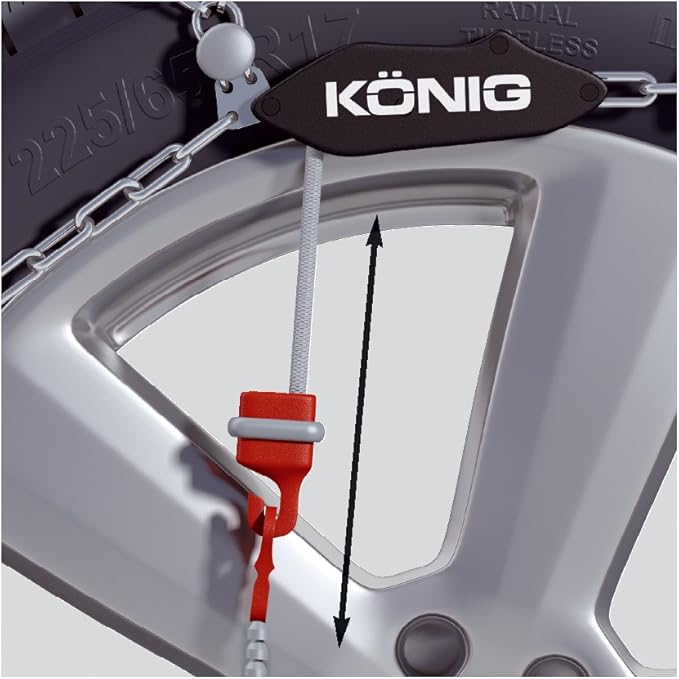 KÖNIG XG-12 PRO 230 łańcuchy śniegowe - obrazek 6
