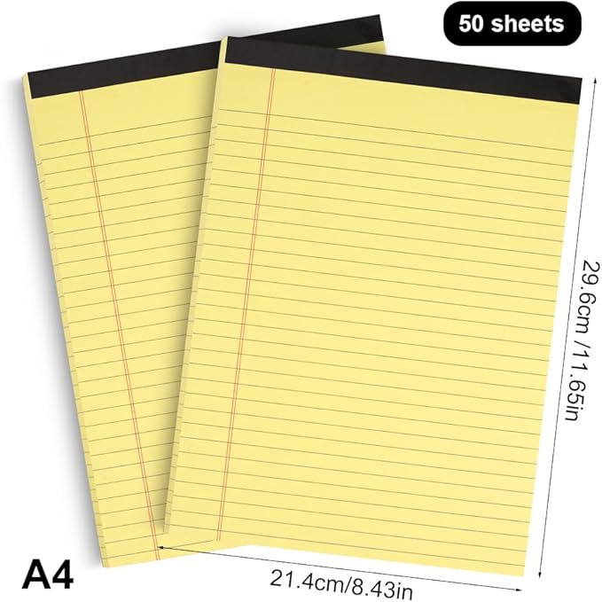 2 sztuki Legal Pad 29 6 x 21 4 cm - obrazek 2