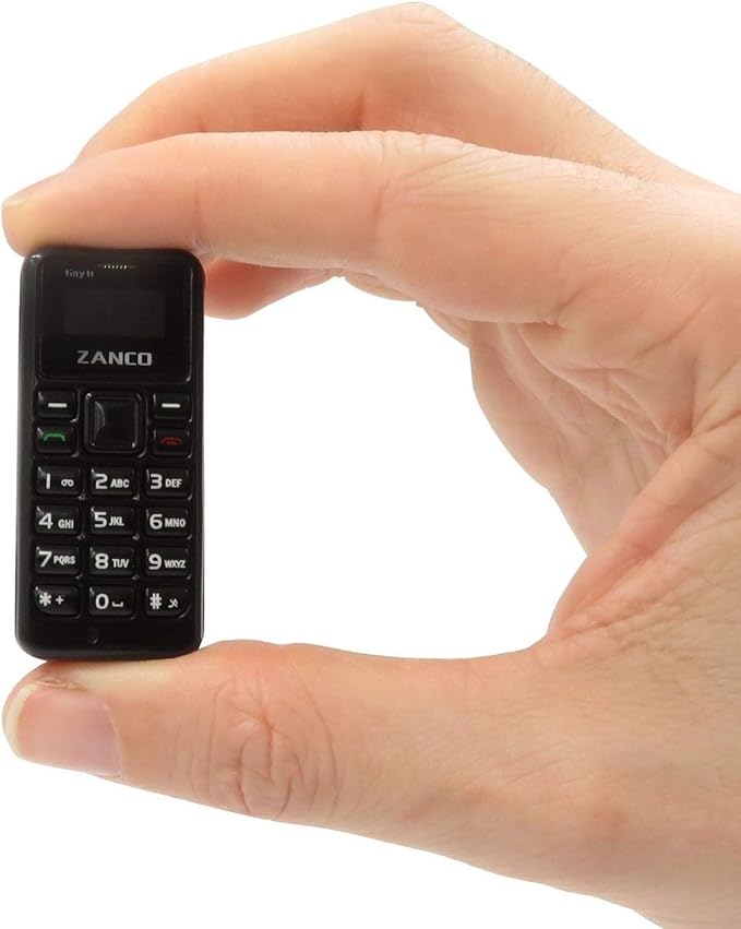 Zanco Tiny T1 Telefon komórkowy 3 GB Czarny