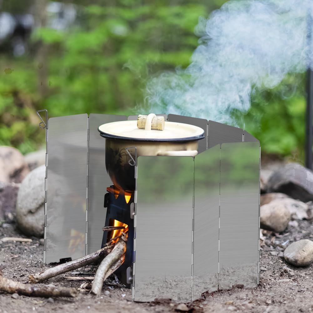 12 składanych aluminiowych osłon przeciwwiatrowych - obrazek 3