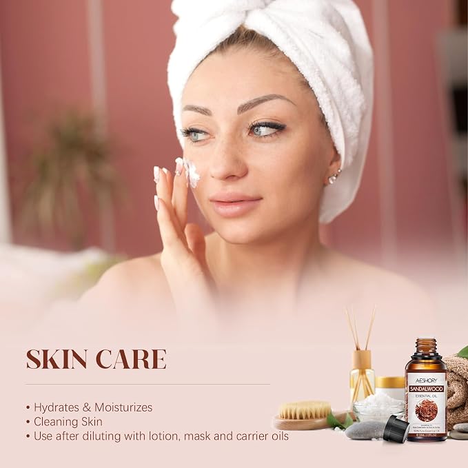 Aeshory Olejek Eteryczny Z Drzewa Sandałowego 50 ml - obrazek 5