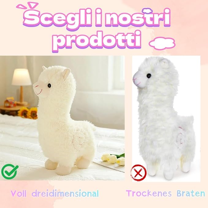 Przytulanka w kształcie alpaki - obrazek 6
