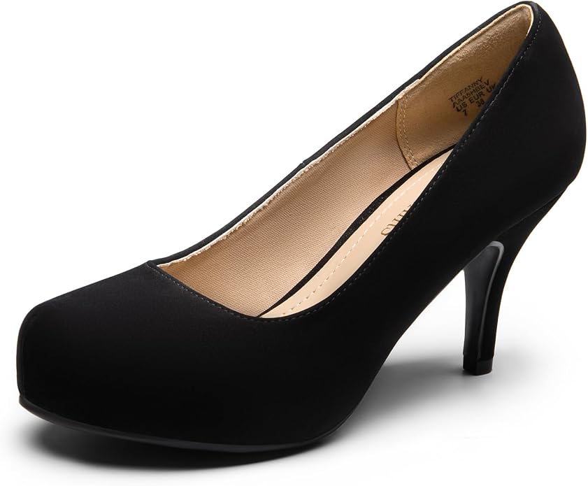DREAM PAIRS Damskie czółenka z zakrytymi palcami