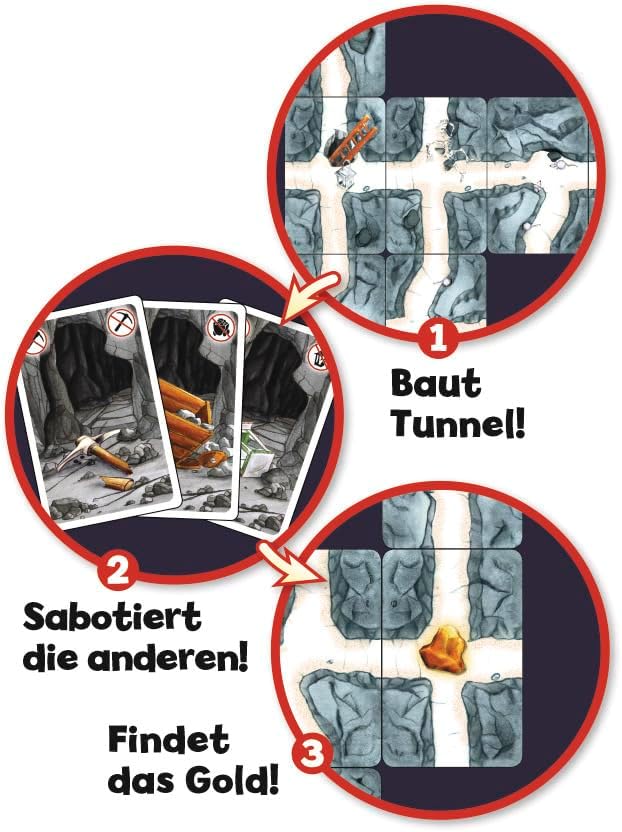 AMIGO 02402 Saboteur gra planszowa - obrazek 5