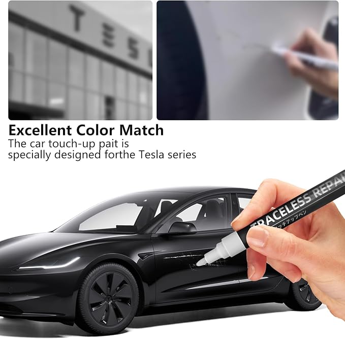 TOPABYTE Touch Up Pen do Tesla Y 3 S X lakier w sztyfcie - obrazek 5