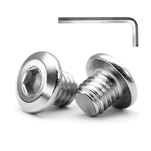 MINHER M6 x 8 mm 20 sztuk z łbem sześciokątnym z łbem sześciokątnym