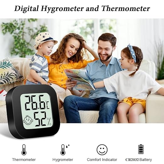 Flintronic Mini Termometr LCD cyfrowy termometr wewnętrzny - obrazek 5